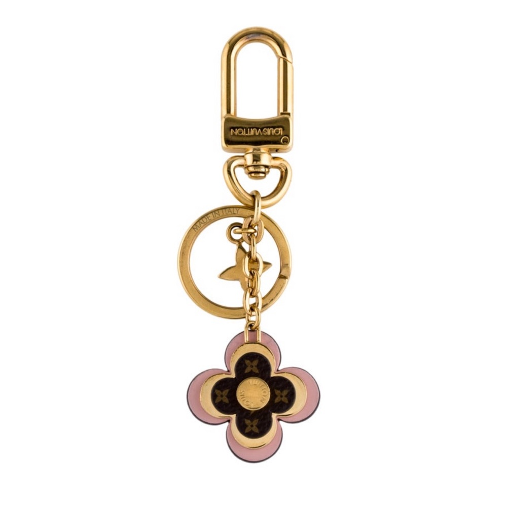 Louis Vuitton Porte Cles Blooming Flowers BagCharm/Keychain with dust bag